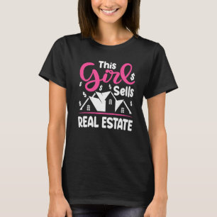 This  Girl Sells Real Estate Women Female Realtor T-Shirt