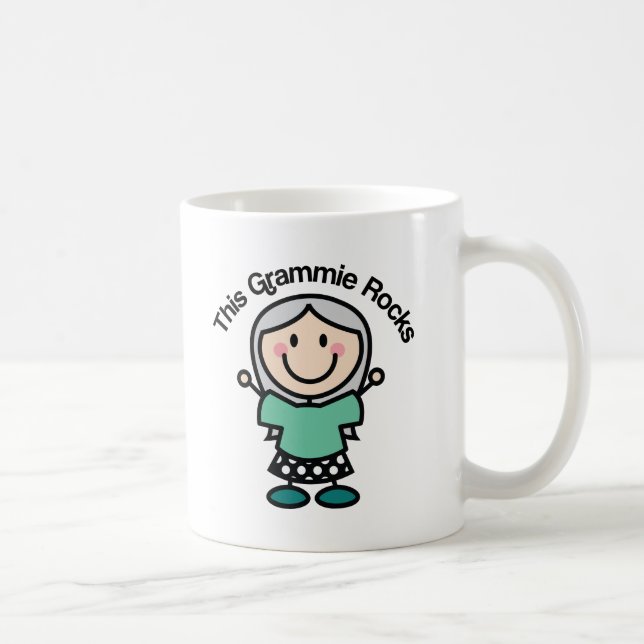 This Grammie Rocks Gift Idea Coffee Mug (Right)