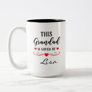 This Grandad Is Loved Personalised Mug Gift Granny