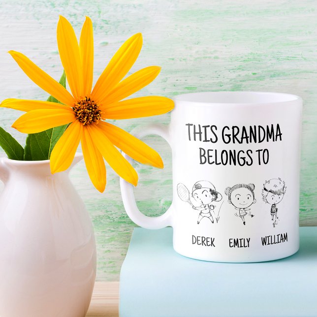 This Grandma Belongs To 3 | Funny Gift Mug (Creator Uploaded)