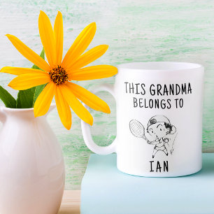 This Grandma Belongs To   Funny Gift Coffee Mug 