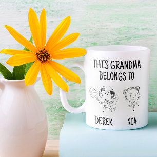 This Grandma Belongs To   Funny Gift Mug