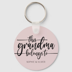 This Grandma Belongs To   Mother's Day Key Ring