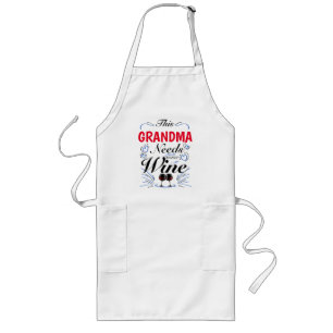 This Grandma Needs Some Wine Long Apron
