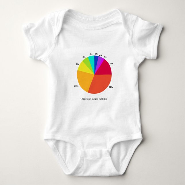 This Graph Means Nothing! Baby Bodysuit (Front)