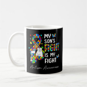 This great graphic father, mum and child fist quot coffee mug