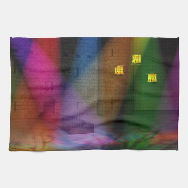 This Great Stage of Fools Kitchen Towel (Horizontal)
