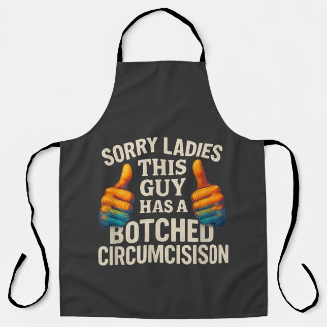 This Guy Botched Funny Cringe Apron (Front)