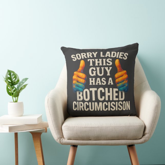 This Guy Botched Funny Cringe Cushion (Chair)