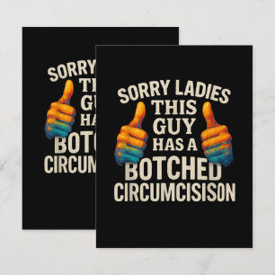 This Guy Botched Funny Cringe Thank You Card