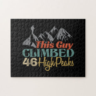 This Guy Climbed 46 High Peaks Jigsaw Puzzle