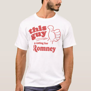 This guy / girl is voting for Romney T-Shirt