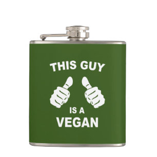 This Guy Is A Vegan Hip Flask