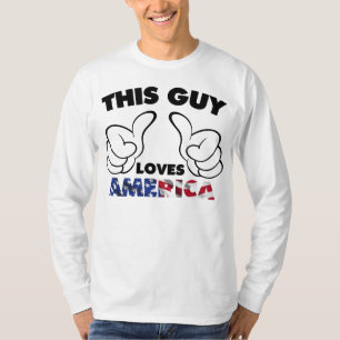 This guy loves america T-Shirt