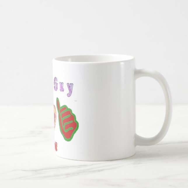 This Guy Loves Big Gift Art Print Coffee Mug (Right)