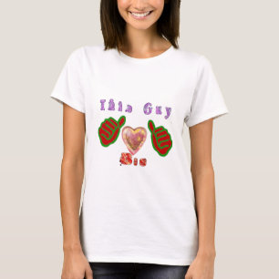 This Guy Loves Big Gift Art Print T-Shirt