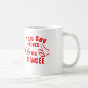 This guy loves his fiancée mug cup engagement gif