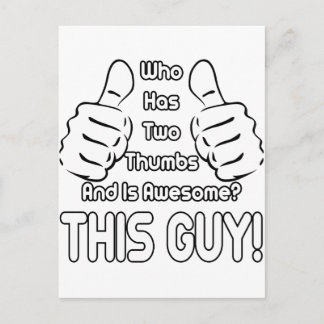 This Guy Postcard