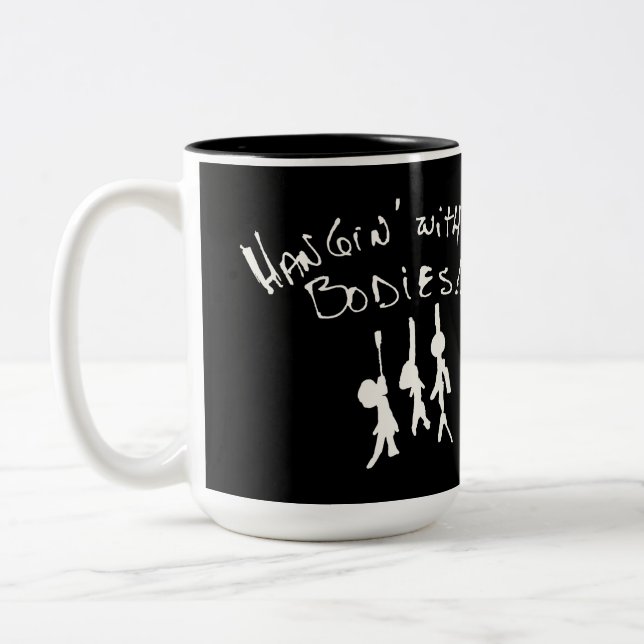 This Halloween I'll be Hangin' with my bodies! Mug (Left)