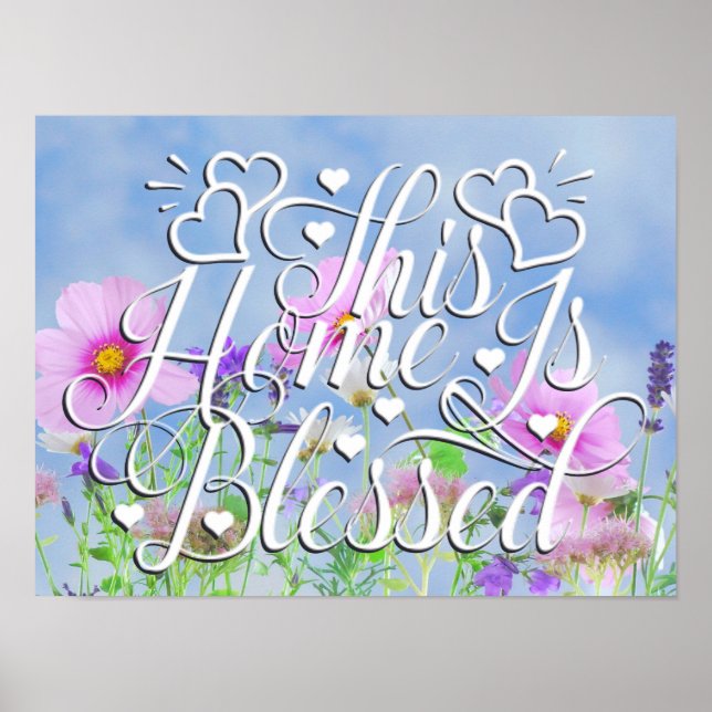 This Home Is Blessed Poster (Front)