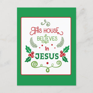 This House Believes in Jesus  Postcard
