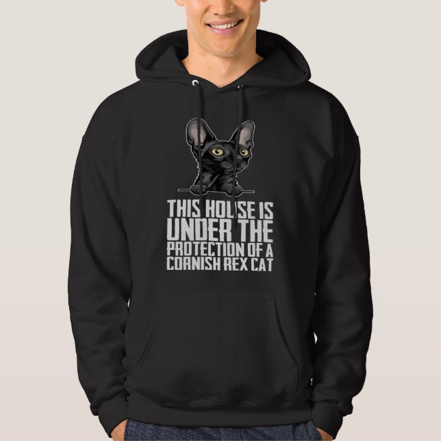 This house is under the protection of a cornish re hoodie (Front)