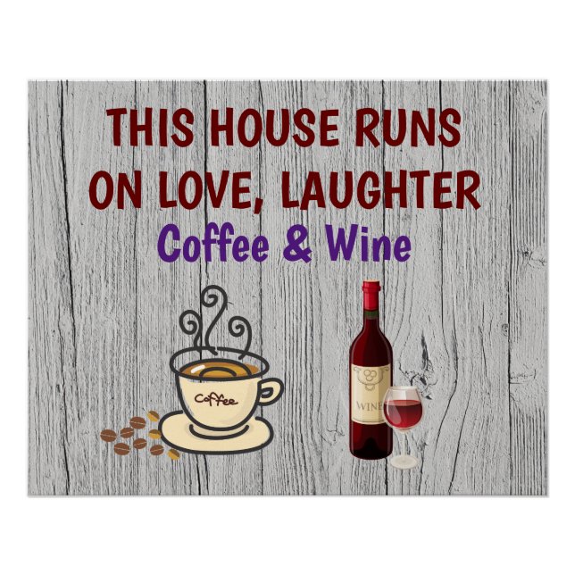 This house runs on love poster (Front)