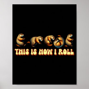 This How I Roll Groundhog Day For Men Women Poster