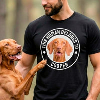 This Human Belongs To Dog / Cat Name Custom Photo