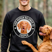 This Human Belongs to Dog Custom Pet Photo