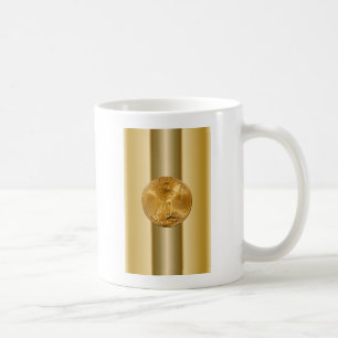 This image depicts an American Gold Eagle Coin Coffee Mug