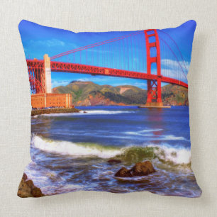 This is a 3 shot HDR image of the Golden Gate Cushion