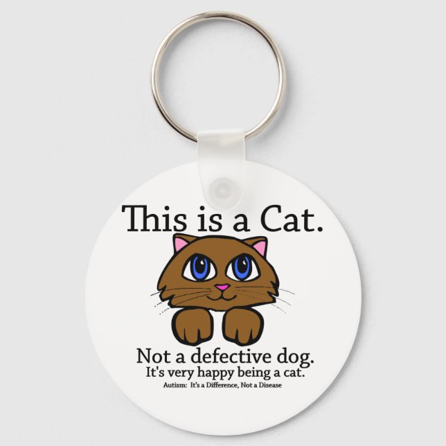 This is a Cat Keychain (Front)