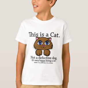 This is a Cat Kids' Shirts