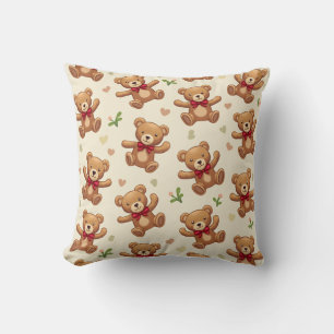 This is a cute bear-shaped cushion. cushion