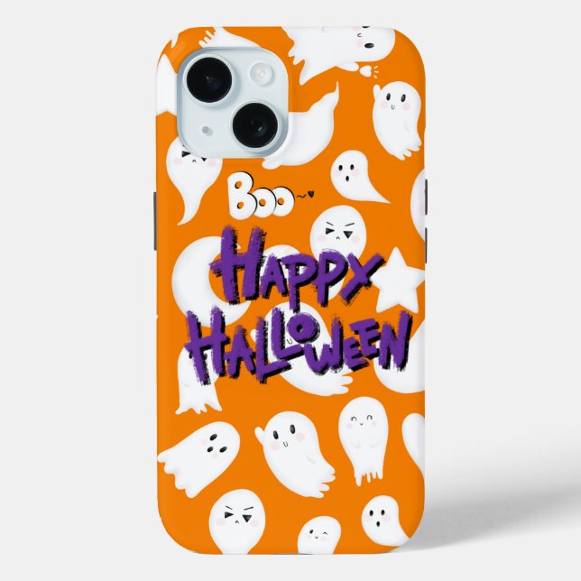 This is a cute case for Halloween. (Back)