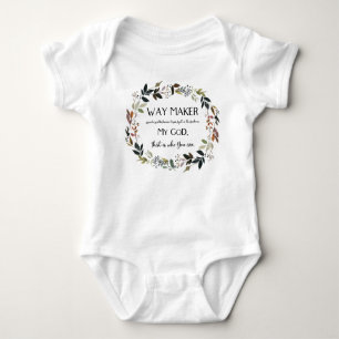 This is a Gospel T shirts, Incrueding "WAY MAKER M Baby Bodysuit