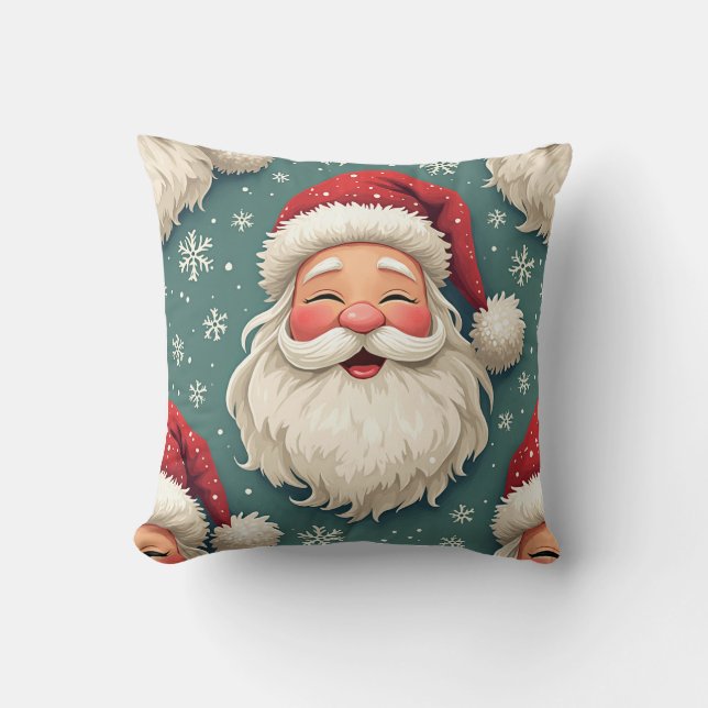 This is a pillow cushion for santa. (Front)