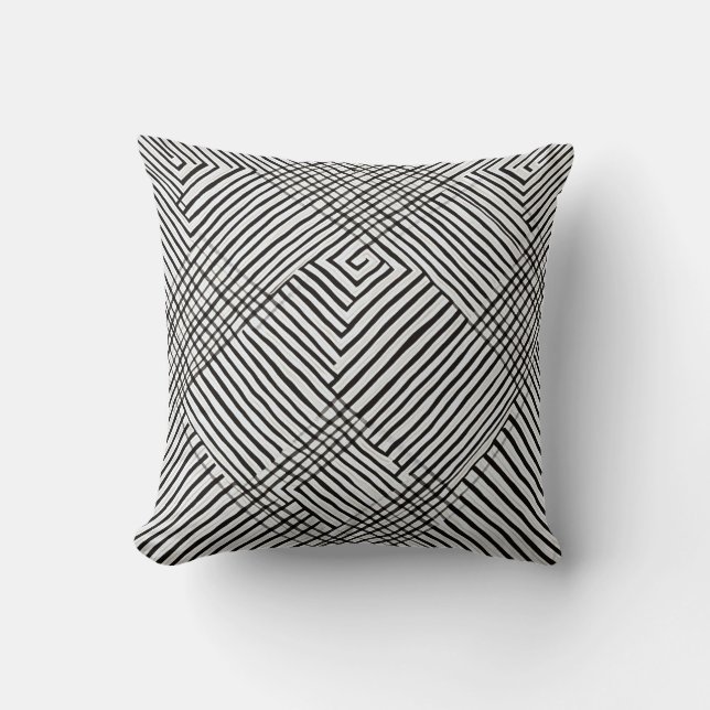 This is a point throw pillow. cushion (Front)