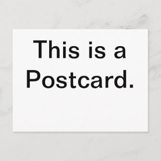 This is a Postcard