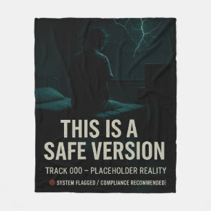 This Is a Safe Version - Track 000 Placeholder Fleece Blanket