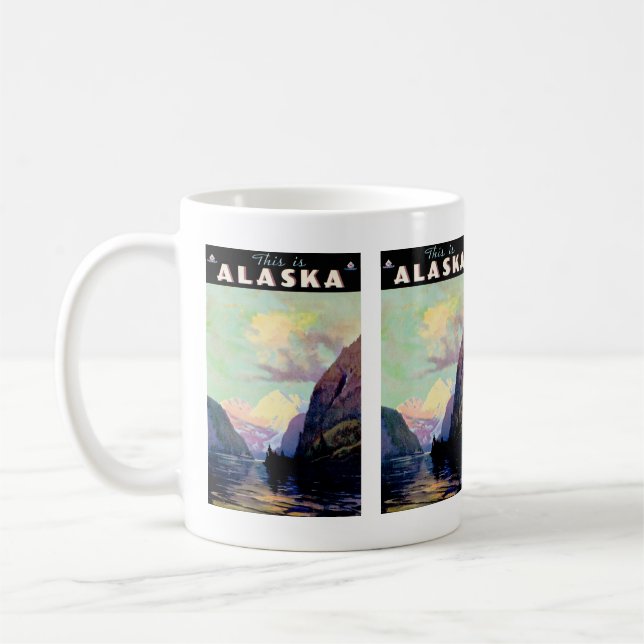 This is Alaska Coffee Mug (Left)