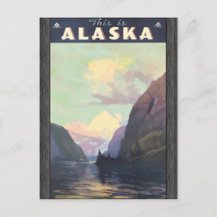 This Is Alaska, Vintage Postcard