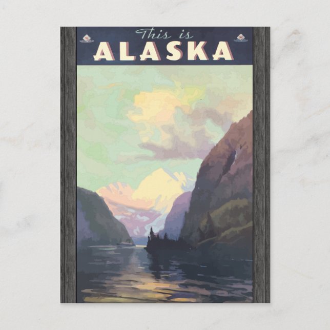 This Is Alaska, Vintage Postcard (Front)