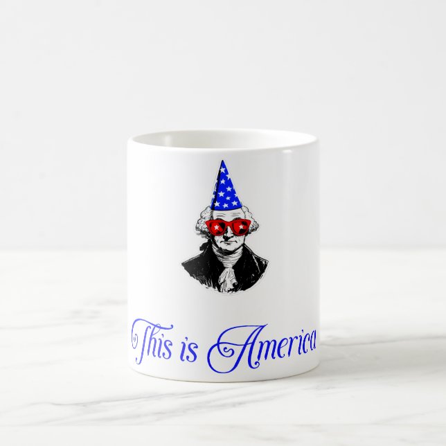 This is America , Memorial Day, 4th of July Coffee Mug (Center)