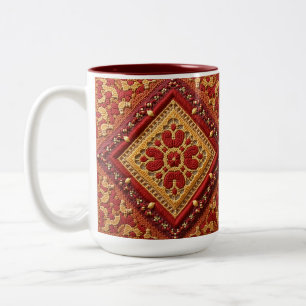This is an embroidery pattern mugs