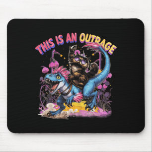 This is an Outrage Funny Princess Cat Riding Mouse Pad