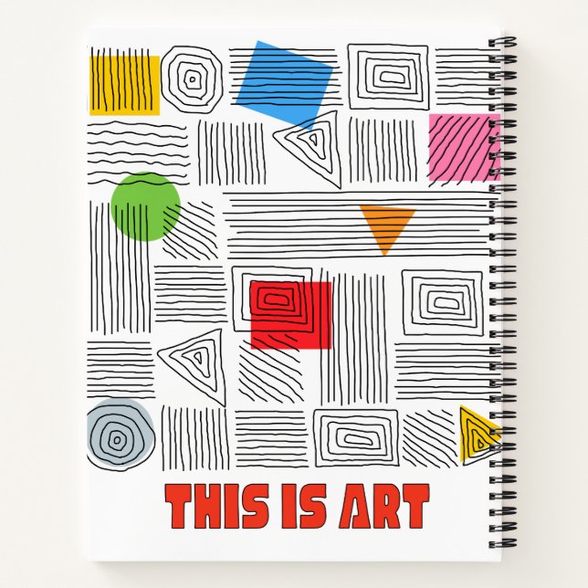 THIS IS ART NOTEBOOK (Back)