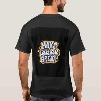 This is black  half sleeves T-shirt  for Men's