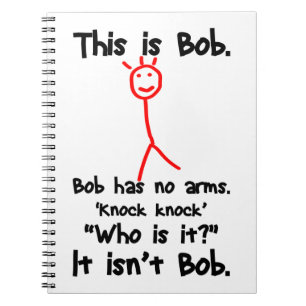 This is Bob - Knock Knock Jokes - Bob Jokes Memes Notebook